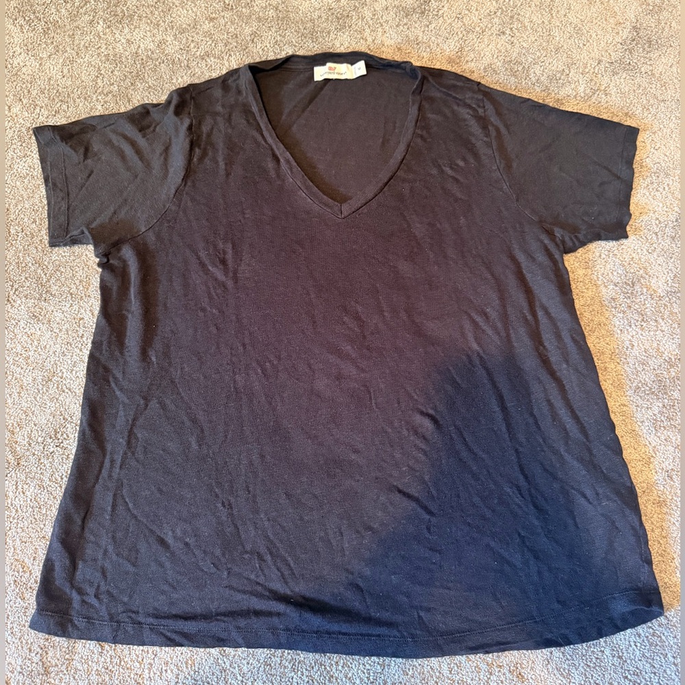 Vineyard Vines Linen Black T-shirt